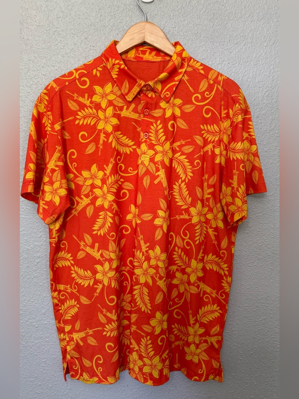 Retro Rifle | Tropic Aloha AK Performance Polo | Large